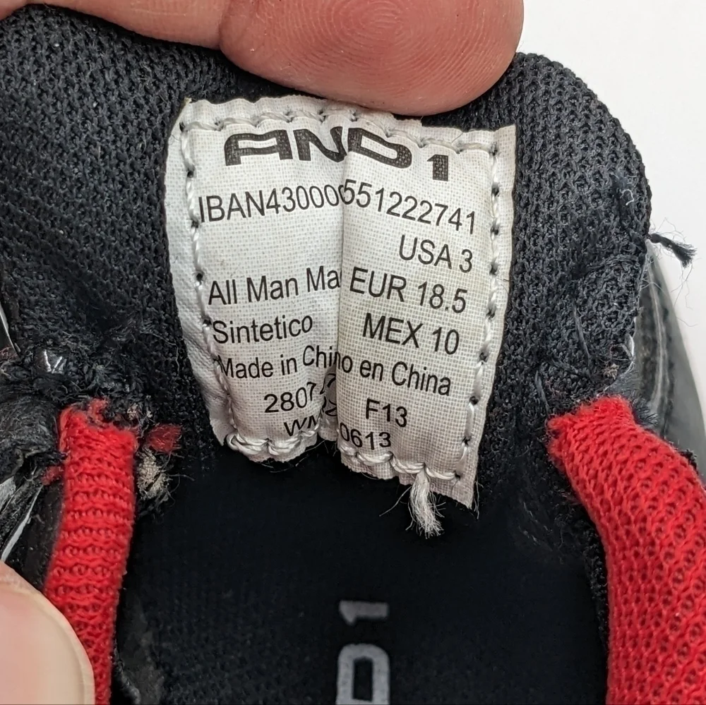 And1 Sneaker Shoe 3T